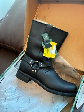 Men's Black Western Engineer Boots